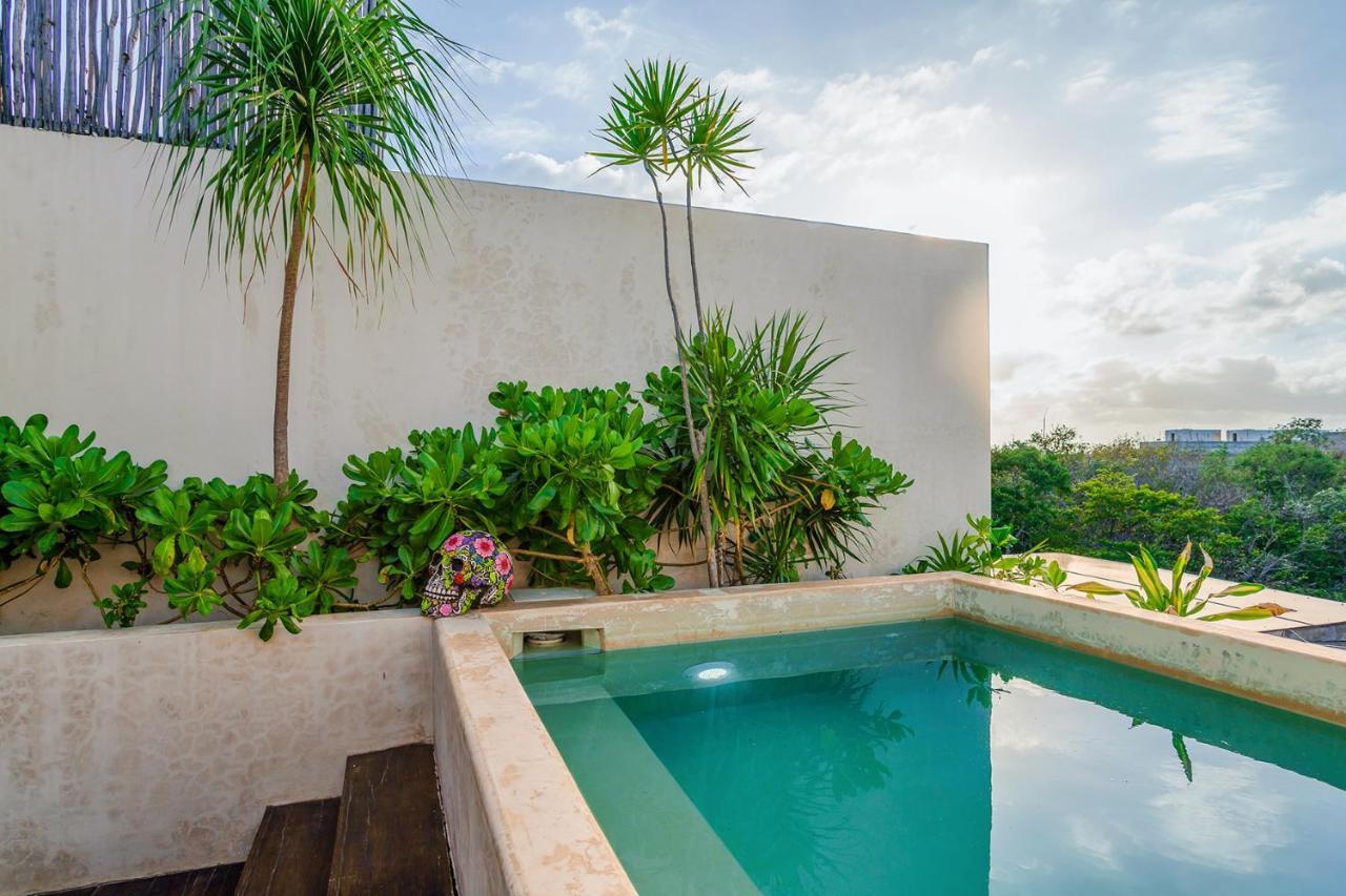 Jungle Luxury In Private Residential Area & Stunning Rooftop By Stella Rentals Tulum Extérieur photo