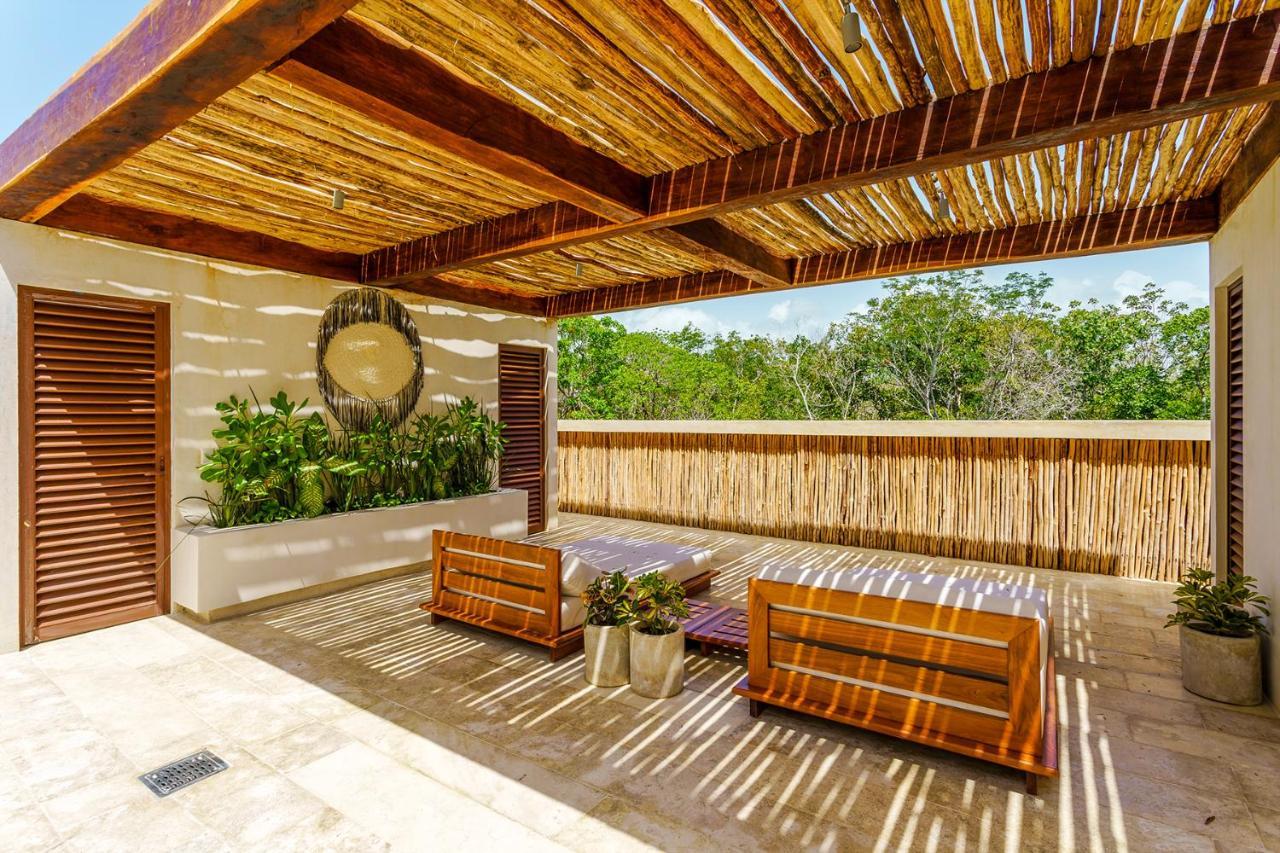 Jungle Luxury In Private Residential Area & Stunning Rooftop By Stella Rentals Tulum Extérieur photo