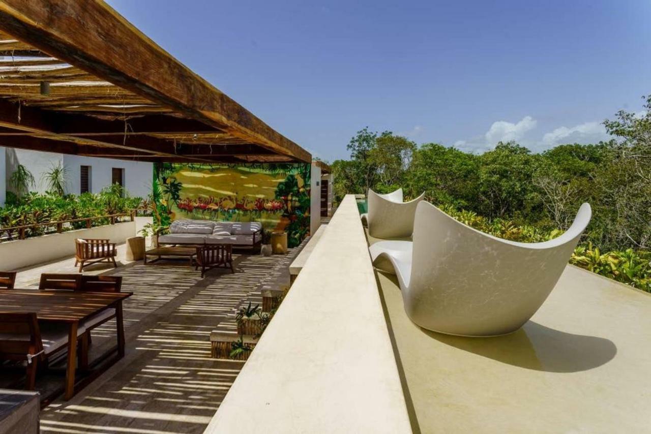 Jungle Luxury In Private Residential Area & Stunning Rooftop By Stella Rentals Tulum Extérieur photo