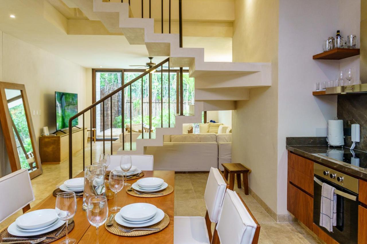 Jungle Luxury In Private Residential Area & Stunning Rooftop By Stella Rentals Tulum Extérieur photo