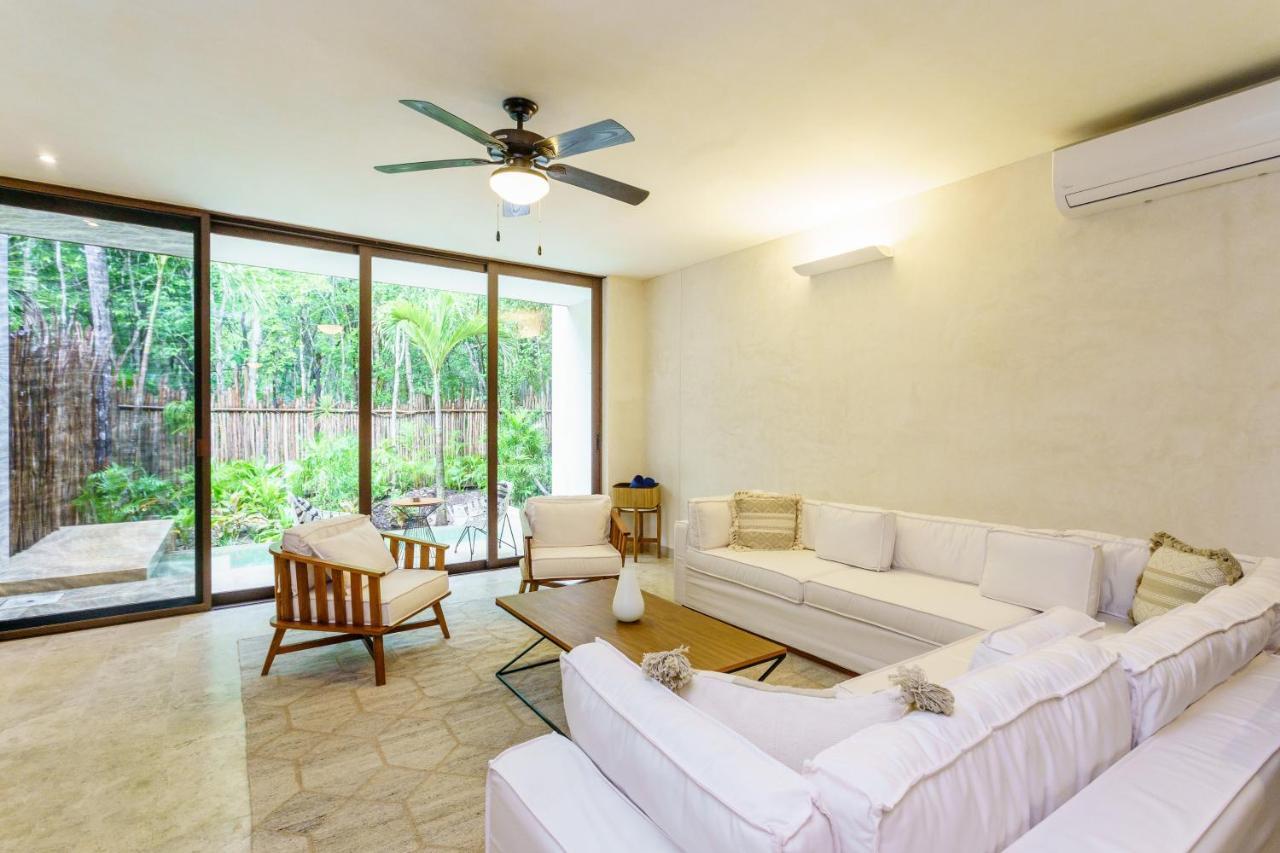 Jungle Luxury In Private Residential Area & Stunning Rooftop By Stella Rentals Tulum Extérieur photo